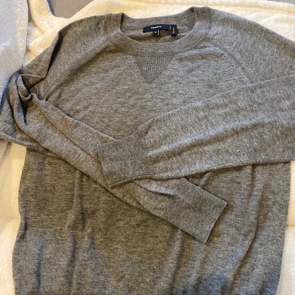 Grey crew neck sweater from THEORY - Picture 1 of 5